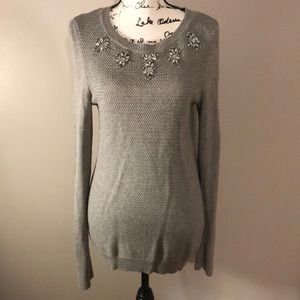 Size medium embellished sweater from the Limited